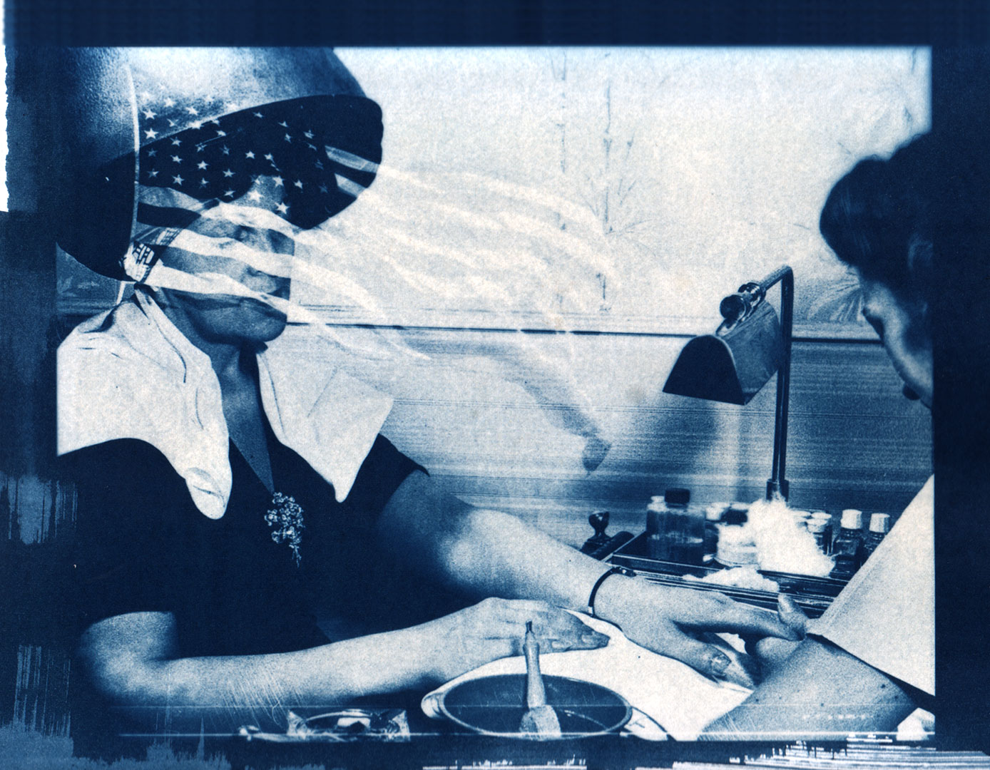 cyanotype print digital negatives
