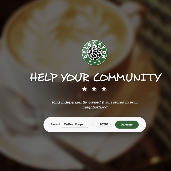 coffee cup and logo